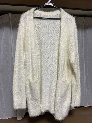 아이보리 복슬복슬 가디건