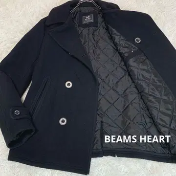 L 사이즈 BEAMS HEART [ 안감 퀼팅/충전솜 P 코트 ] 울