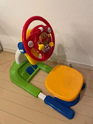 호빵맨 말하는 키즈 드라이버 핸들 완구