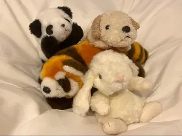 작은 동물 봉제 인형 세트