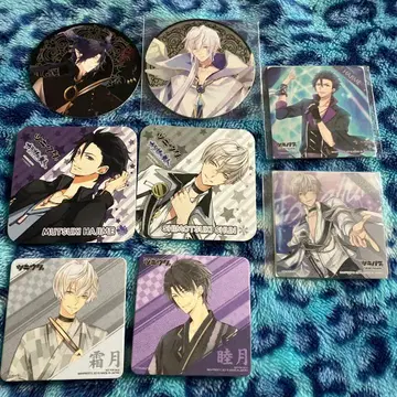 츠키우타. 리더즈 코스터 세트 무츠키 하지 시모츠키 하야