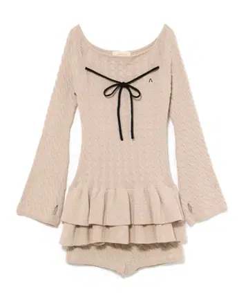 Milky frill mini dress AM1559