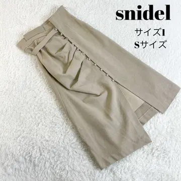 스나이델 롱 스커트 턱 슬릿 그레이지 사이즈 1 S