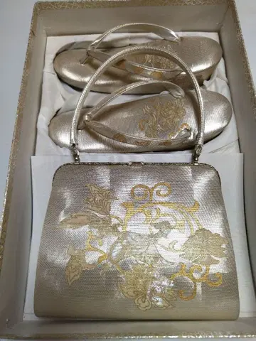 놋쇠 기모노 가방과 조리 used