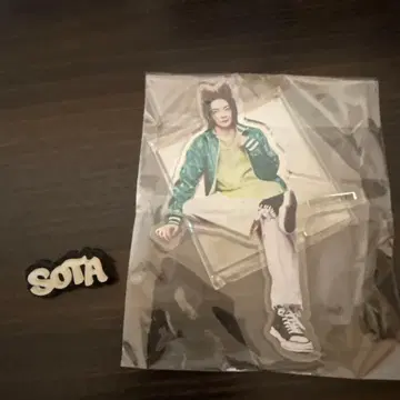 aoen 아오엔 소우타 SOTA 돈베에 아크릴 스탠드 뚜껑 고정 핀 배지