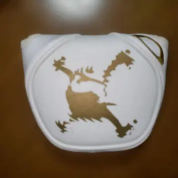 OAKLEY 퍼터용 골프헤드커버 화이트 골드