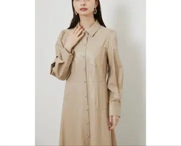 택 포함 미사용 새상품 리엔다 인조 가죽 롱 SH OP