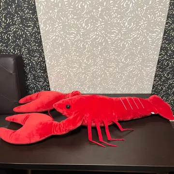 빨간색 랍스터 봉제 인형