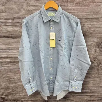 26R3 미사용품/L/크로커다일 CROCODILE 긴팔 셔츠 도트