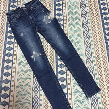 GYDA 제이다 데미지 데님 스키니 팬츠 인디고