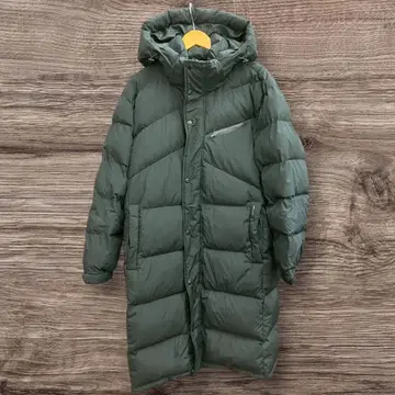 26R3 새상품급/L 사이즈/헤드 HEAD 롱 다운 코트 후드 블랙