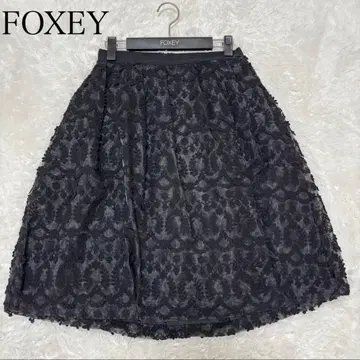 21년 FOXEY Balloon Flower 벌룬 스커트 41733