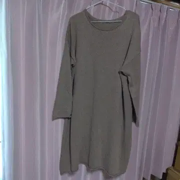 45rpm 코튼 니트 원피스