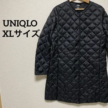 [ 새상품급 ] 유니클로 울트라 라이트 다운 롱 코트 블랙 XL 사이즈