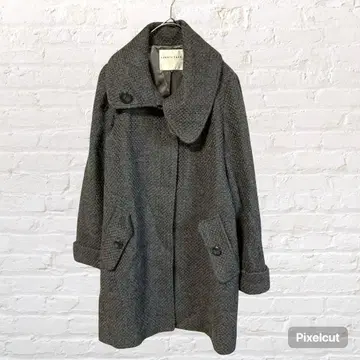 11916 로리즈팜 스텐카라 코트 울 코트 M 그레이