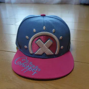 쵸파 야구 모자 그레이 핑크