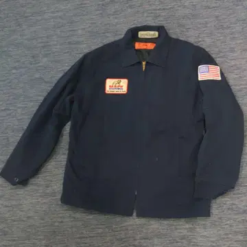 CINTAS 맥 트랙 성조기 네이비 워크 자켓 M 사이즈