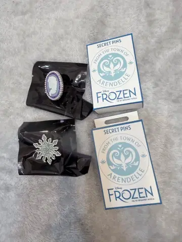 겨울왕국 시크릿 핀 배지