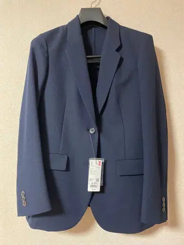 [택 포함 미사용] UNIQLO 유니클로 감동 자켓 네이비 L