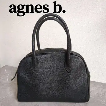 새상품급 에네스베 블랙 미니 보스턴 백 가죽 보야주 시보 가죽