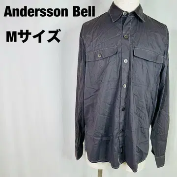 앤더슨벨 M 사이즈 긴팔 셔츠 다크 그레이 한국 a155