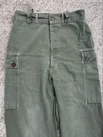 50~70년대 네덜란드군 hbt 카고 팬츠 밀리터리