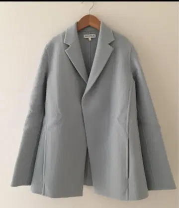 매디슨 블루 자켓 스카이블루 색스 페일 블루 울