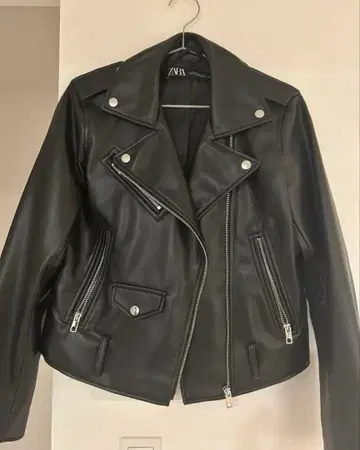 ZARA 라이더 자켓 블랙 M 사이즈