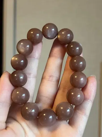 핑크 문스톤 15mm 안지름 16.5cm