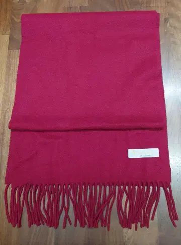 Aquascutum 캐시미어 100% 버건디 머플러