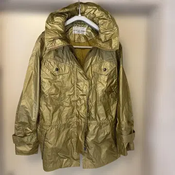 골드 후드 부착 나일론 자켓 수납 봉투 포함