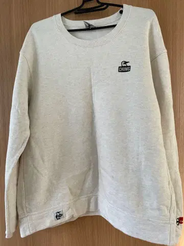 CHUMS 로고 자수 맨투맨 L 사이즈