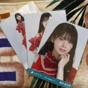 아야메 2023년 8월판 사진 3매 세트