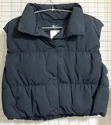 UNIQLO 블랙 다운 베스트 S