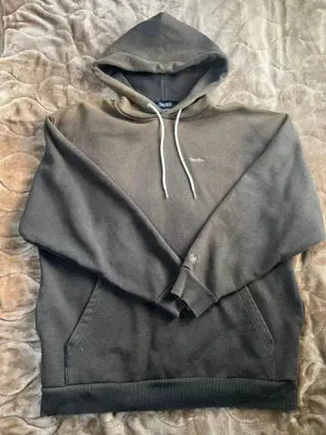 [ 구제 의류 ] Nautica 다크 그레이 후드 부착 후드티