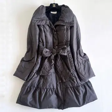 [ 새상품급 ] 바니스뉴욕 / 벨트 포함 다운 코트 40 그레이 L