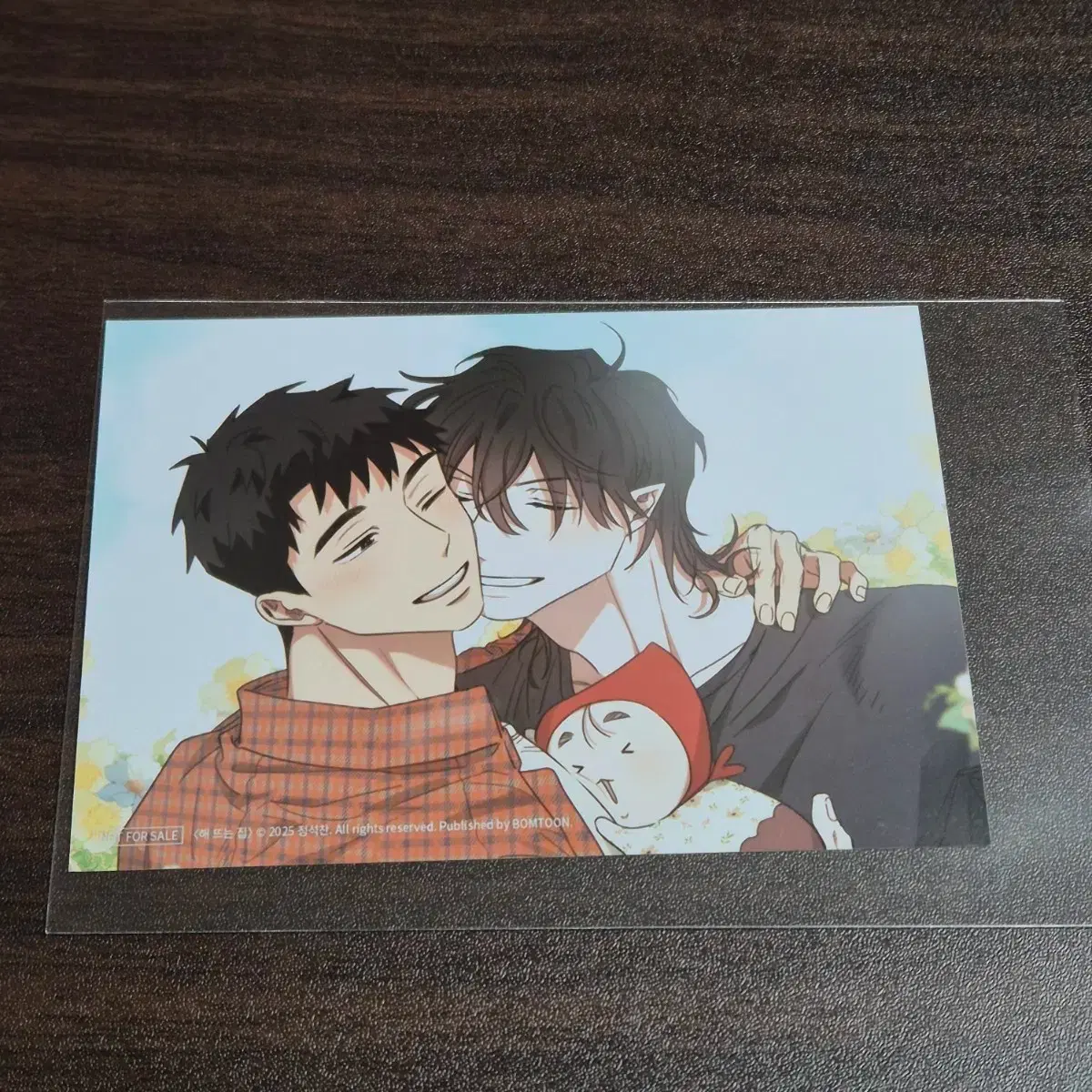 The House Where the Sun Rises Bomtoon pop up 50,000 won pre-order benefit header printed photo