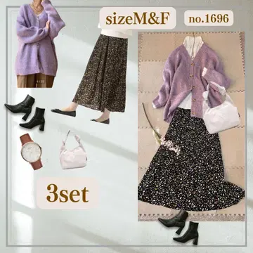 여성용 코디 묶음 판매 3세트 가을 겨울 코디 M