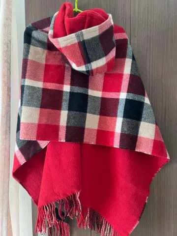 BLUE LABEL CRESTBRIDGE 후드 부착 체크 코트 38