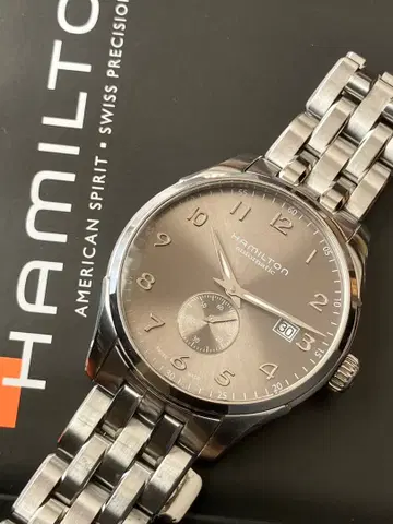 [ 깨끗한 ] 해밀턴 손목시계 재즈 마스터 마에스트로 스몰 세컨드 오토