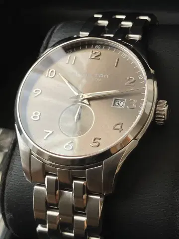 [ 깨끗한 ] 해밀턴 손목시계 재즈 마스터 마에스트로 스몰 세컨드 오토