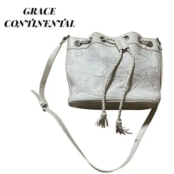 GRACE CONTINENTAL 타마린드 화이트 숄더백