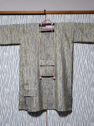 기모노 리메이크 양재 교실에서 만든 원피스 허리띠 사용 미니백 숄 포함