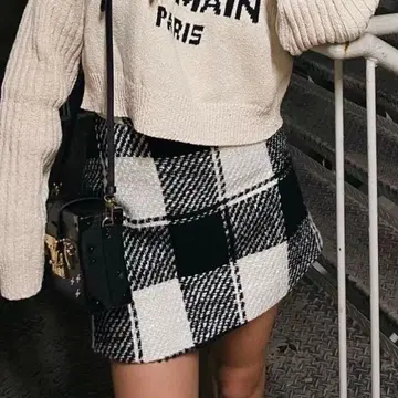 [ 새상품급 ] sheller 블록 체크 큐롯