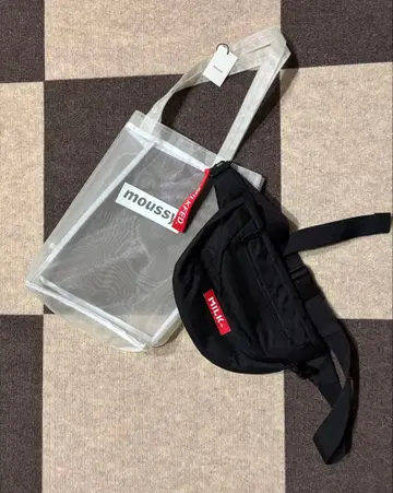 MILKFED. 숄더백과 MOUSSY 토트백 세트