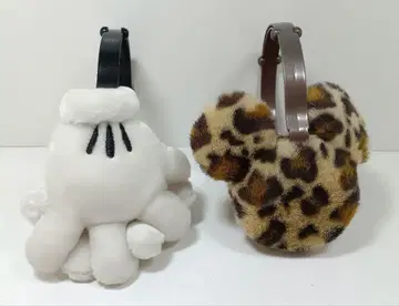 디즈니 귀도리 귀마개 레오파드 무늬 핸드 디자인