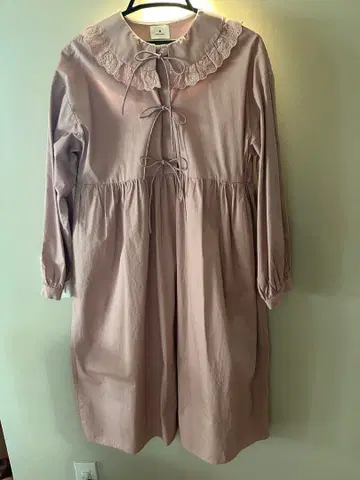 merry jenny 핑크 긴팔 롱 원피스