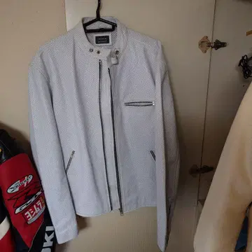 HORN WORKS 메쉬 싱글 라이더 자켓