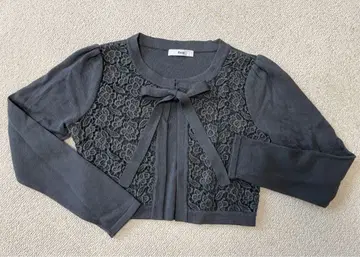 Rene 르네 레이스 니트 가디건 상의 38