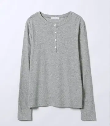 JEANASIS 스무스 코튼 헨리 롱 TEE